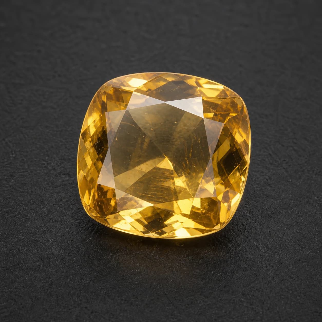 Citrine gemstone specimen