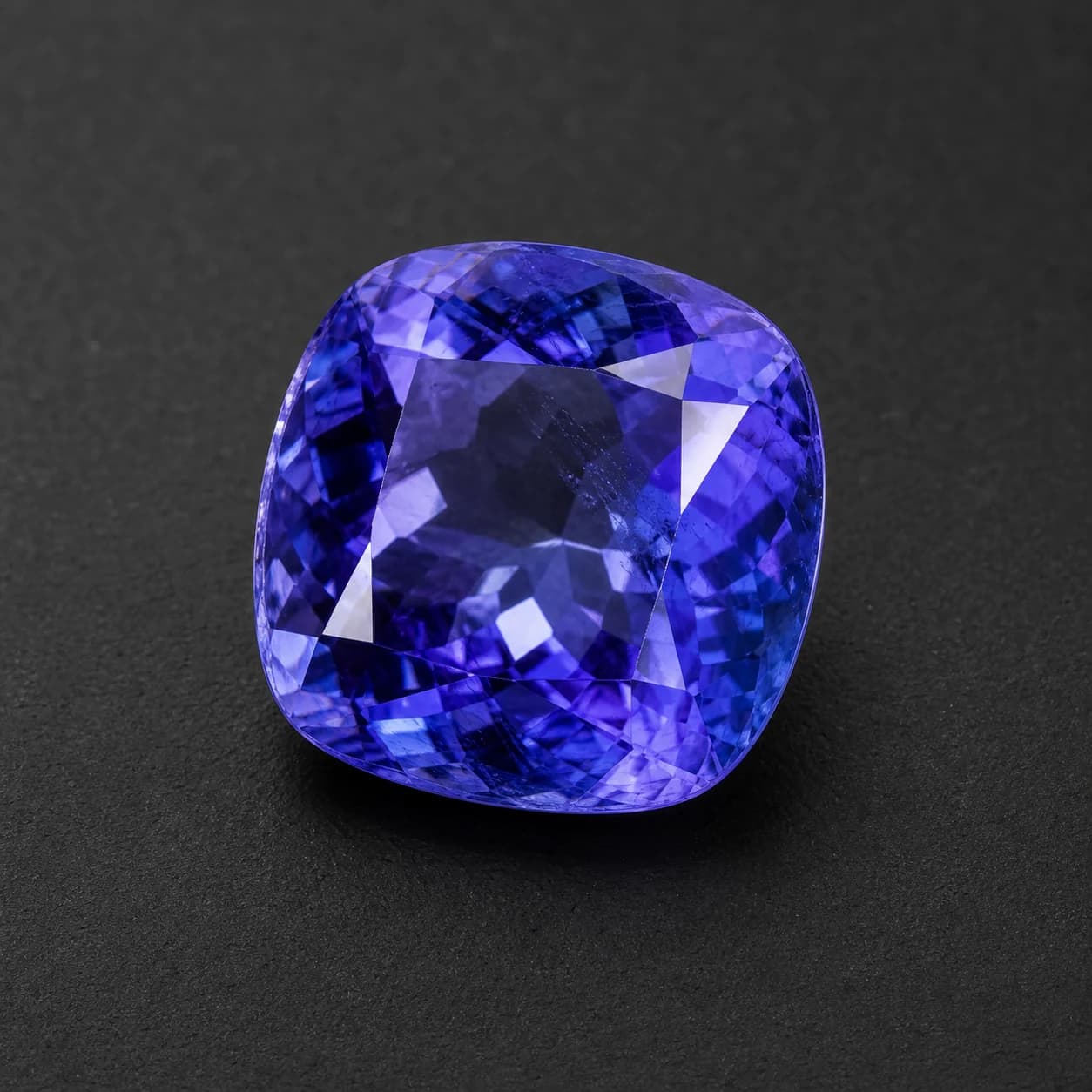 Tanzanite gemstone specimen